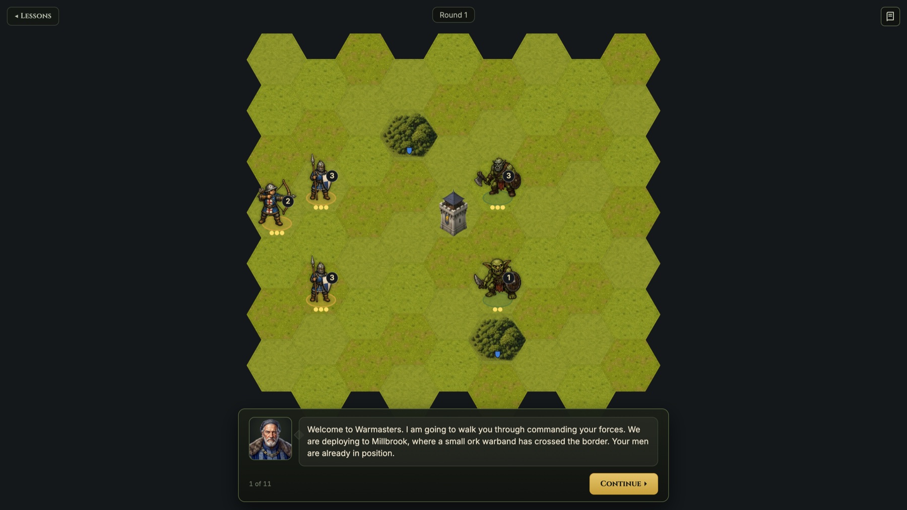 The How to Play screen offering Basic and Advanced tutorials
